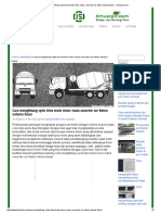 Cara Menghitung Cycle Time Truck Mixer Mass Concrete Cor Beton Volume Besar - Ilmusipil