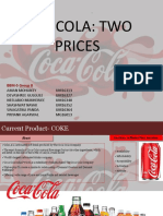 CoCa Cola: Dual Pricing