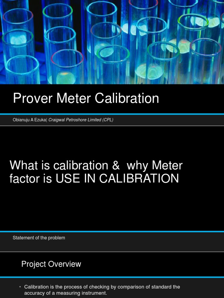 Prover Meter Calibration Guide | PDF | Calibration | Measuring Instrument