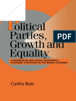 (Cambridge Studies in Comparative Politics) Carles Boix-Political Parties, Growth and Equality_ Conservative and Social Democratic Economic Strategies in the World Economy-Cambridge University Press (