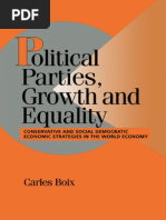 (Cambridge Studies in Comparative Politics) Carles Boix-Political Parties, Growth and Equality_ Conservative and Social Democratic Economic Strategies in the World Economy-Cambridge University Press (