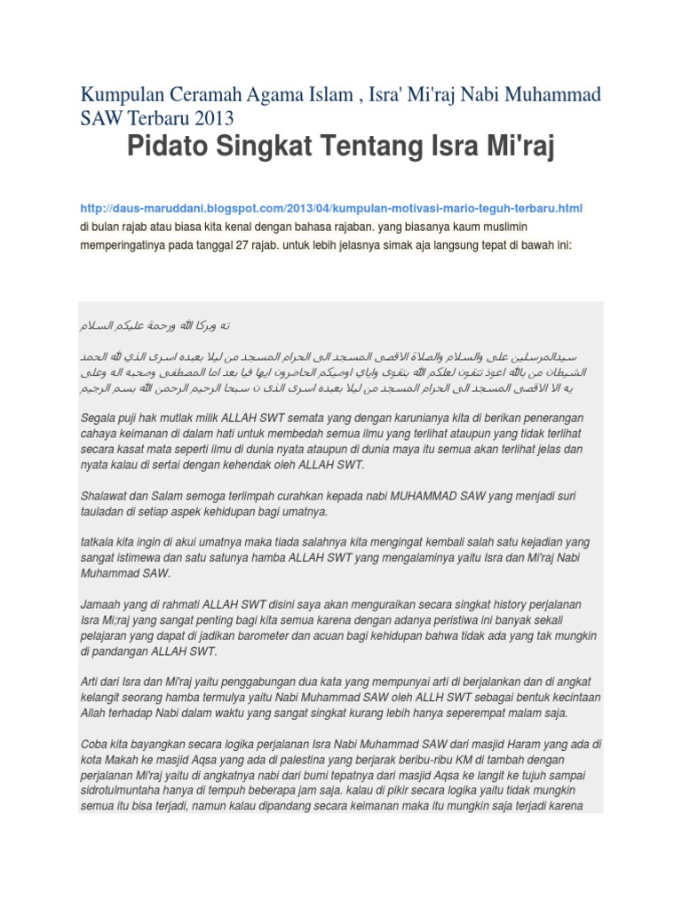 Kumpulan Ceramah Agama Islam