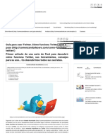 Guía para Usar Twitter. Cómo Funciona Twitter Paso A Paso