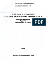 Altalanos Pszichologiai Gyakorlatok 2 PDF
