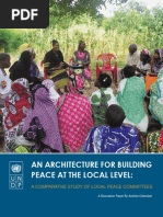 An Architecture For Building Peace at The Local Level