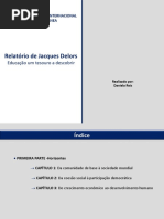 Relatório de Jacques Delors Educação um tesouro a descobrir