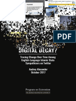 Digital Decay - Tracing Change Over Time Among English-Language Islamic State Sympathizers on Twitter
