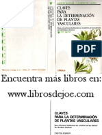 Botanica - Claves Para La Determinacion de Plantas Vasculares. (Bonnier.omega)