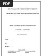 Download Power system simulation Lab Manual by Arivumani Velmurugan SN36276742 doc pdf