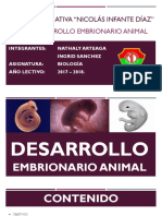 Desarrollo Embrionario en Animales