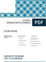 Lecture 1-Introduction To Exploring Economics