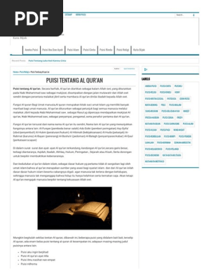 Unduh Gratis Gambar Puisi Tentang Al Qur An Puisi Dan Kata Bijak Pdf Terbaru oleh Kata Cinta