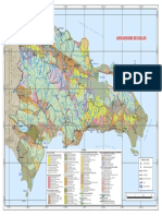 Map of northern Dominican Republic showing major geographical features