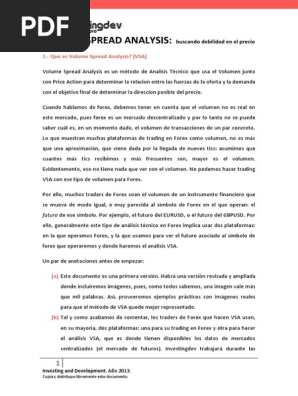 Volume Spread Analysis Manual - 