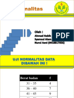 Uji Normalitas Kel. 2 (Habib, Alam, Nurul)