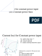 Current Loci For Constant Power Input (Or) Constant Power Lines