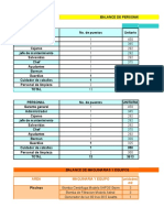 Balances y Flujo de Caja Proyectado Terminado(1)