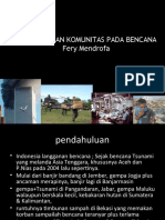 Keperawatan Komunitas Pada Bencana 1