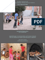 PowerPoint :  Apprentissage et communication par les jeux et jouets chez les enfants du monde rural marocain et saharien