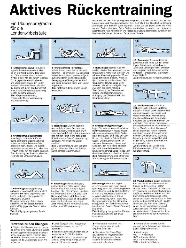 Aktives Rückentraining