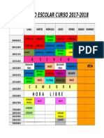 Horario Escolar