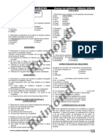 Examen de Admisión UNSAAC 2000 - II
