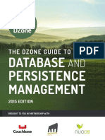 DZone DatabasePersistenceMgmt