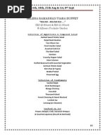Download Ramadan Menu on Wednesday by Tiara Labuan Hotel SN36279748 doc pdf