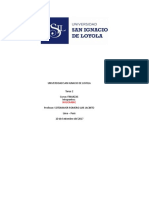 Universidad San Ignacio de Loyola Tarea 2 Curso: FINANZAS Integrantes: Profesor: Sotomayor Romero Luis Jacinto Lima - Perú 10 de Setiembre Del 2017