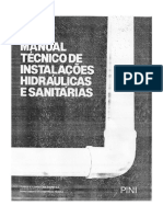Manual Técnico de Instalações Hidraulicas e Sanitárias Pini Tigre