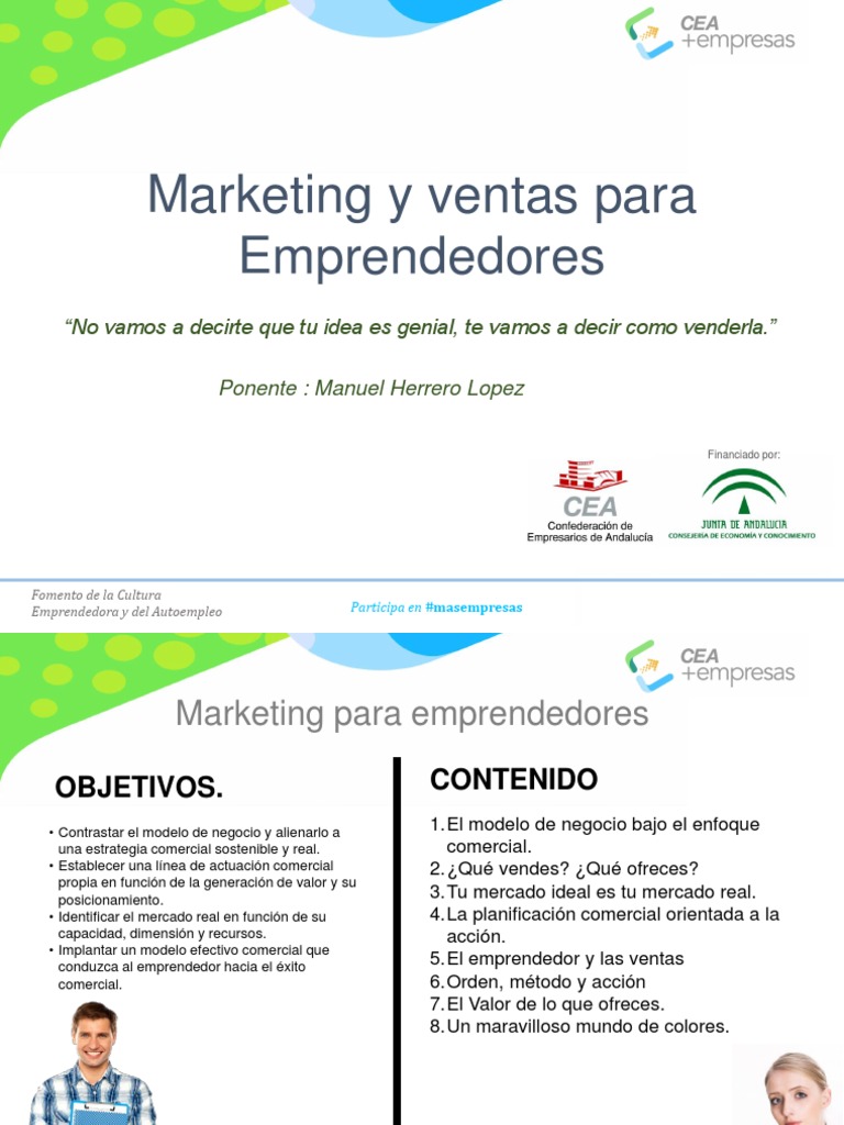 Estrategias de Marketing para Emprendedores | PDF | Modelo de negocio ...