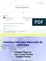 Interfase Web para Valoracion de Edad Osea