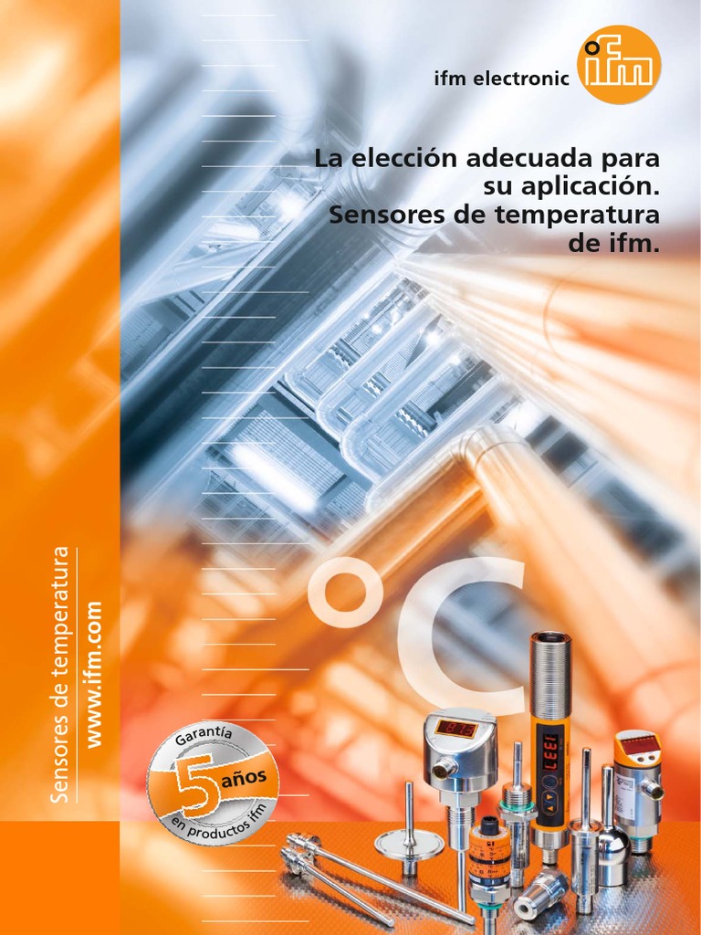 Sensores de Temperatura IFM: Soluciones Industriales | PDF | Diodo ...