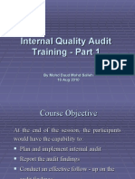 Internal Quality Audit Part 1-2010