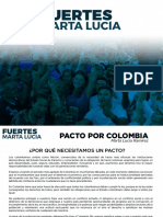 Pacto Por Colombia Marta Lucia Ramirez - 2018