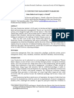 ASCE 2003 Proceedings Discusses Competing Construction Management Paradigms
