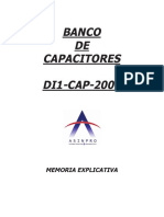 Memoria Explicativa Di1 Cap 2001