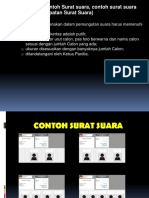 Presentasi Surat Suara Sah