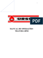Manual de Operação Trator Ursus 4-85M PDF