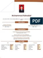 Muhammad Rahadiat: Education