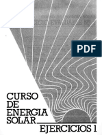 Curso de Energia Solar - Ejercicios 1 PDF