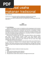 Download Proposal Usaha Makanan Tradisional by Arwaca theNoob Immortal SN362815189 doc pdf