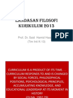 04 - Landasan Filosofi k-13 Prof Hamid