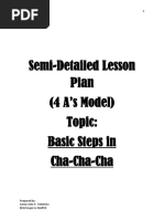 Download 4As Lesson Plan for Teaching Basic Steps in Cha-Cha-Cha PDF by Aaron John Tolentino SN362815690 doc pdf