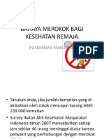 Bahaya Merokok Bagi Kesehatan Remaja