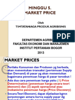 Week 5 Market Price and SCP