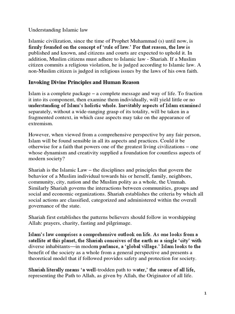 Understanding Shariah and Its Evolution | PDF | Sharia | Fatwa