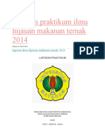 Laporan Praktikum Ilmu Hijauan Makanan Ternak 2014