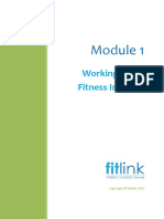 Module 01 - Working in The Fitness Industry - Resource Manual v1