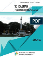 Statistik Daerah Kecamatan Polombangkeng Selatan 2016